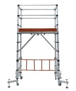 Alternative view of Élevâtes Echafaudage en aluminium hauteur de travail 3 m 10 marches
