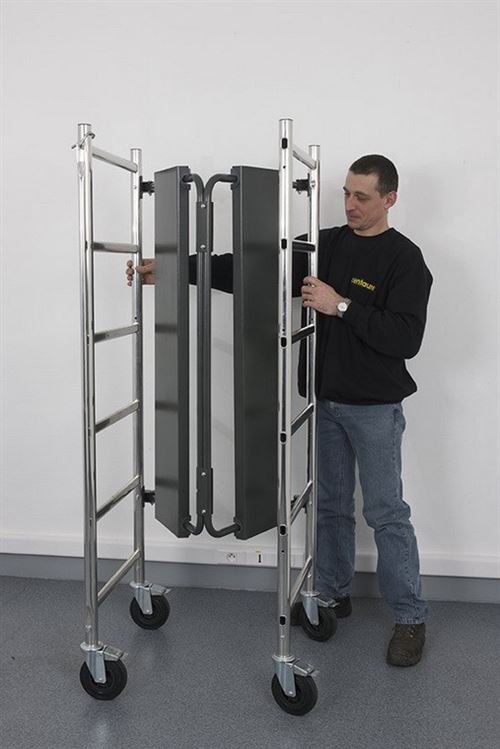 Echafaudage Aluminium 4 roues H: 3m TOP 3 Centaure – Image 2
