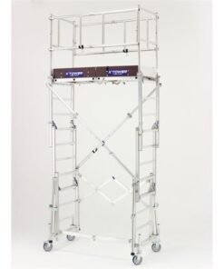 Alternative view of L'echafaudage roulant multifonction 2,4m/4,4m Hailo CombiLot