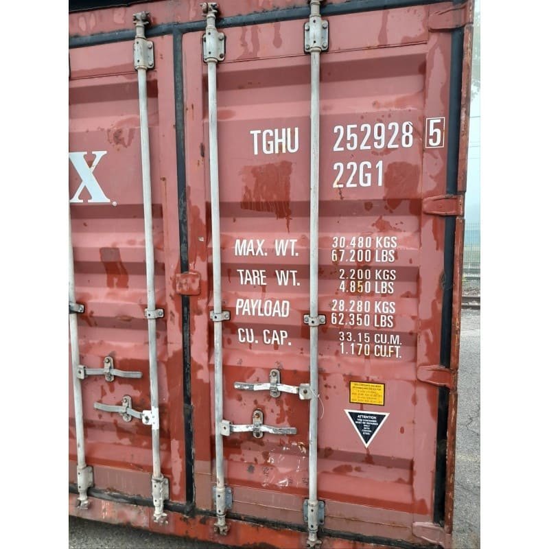 Container standard 20 pieds occasion (Classe C)